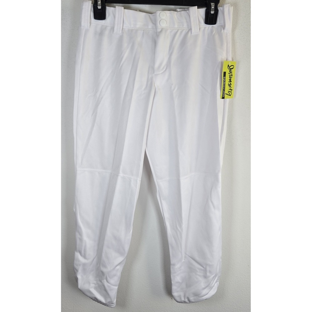 Intensity Low Rise Double Knit Softball Pants White ND5341W Girls - Youth Medium - Picture 3 of 9